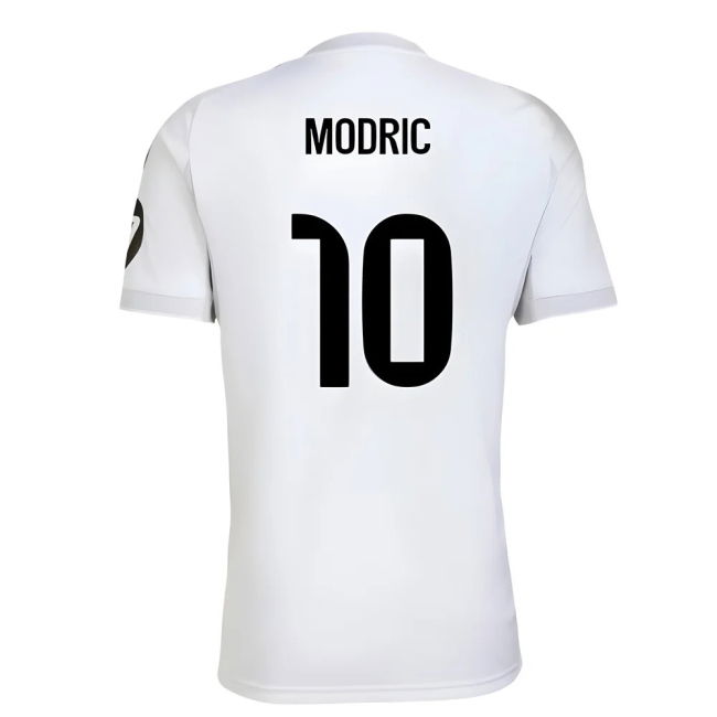 Licensed Copy Real Madrid Home Supporter Kit for Adults (Modric 10)