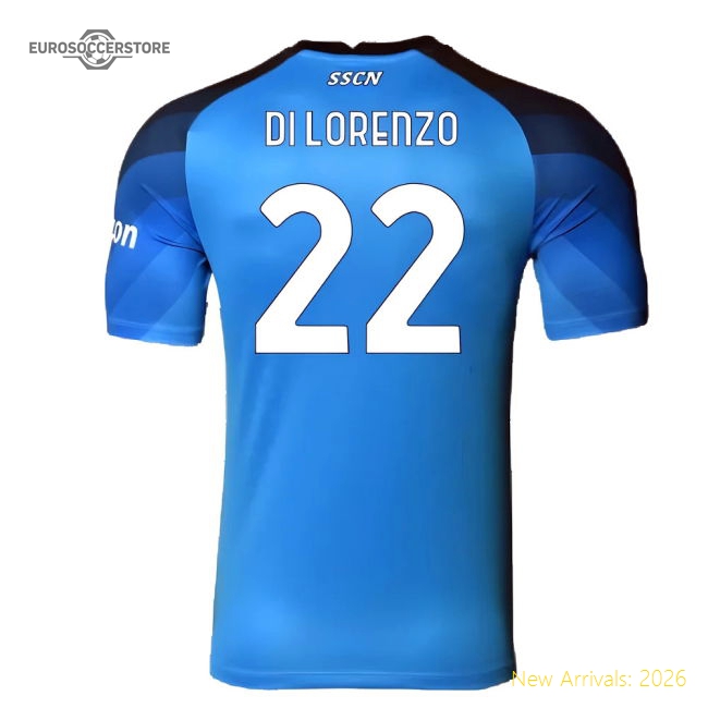 Napoli Fc 2022-23 Player Issue Home Shirt (3xl) (di Lorenzo 22) (ex