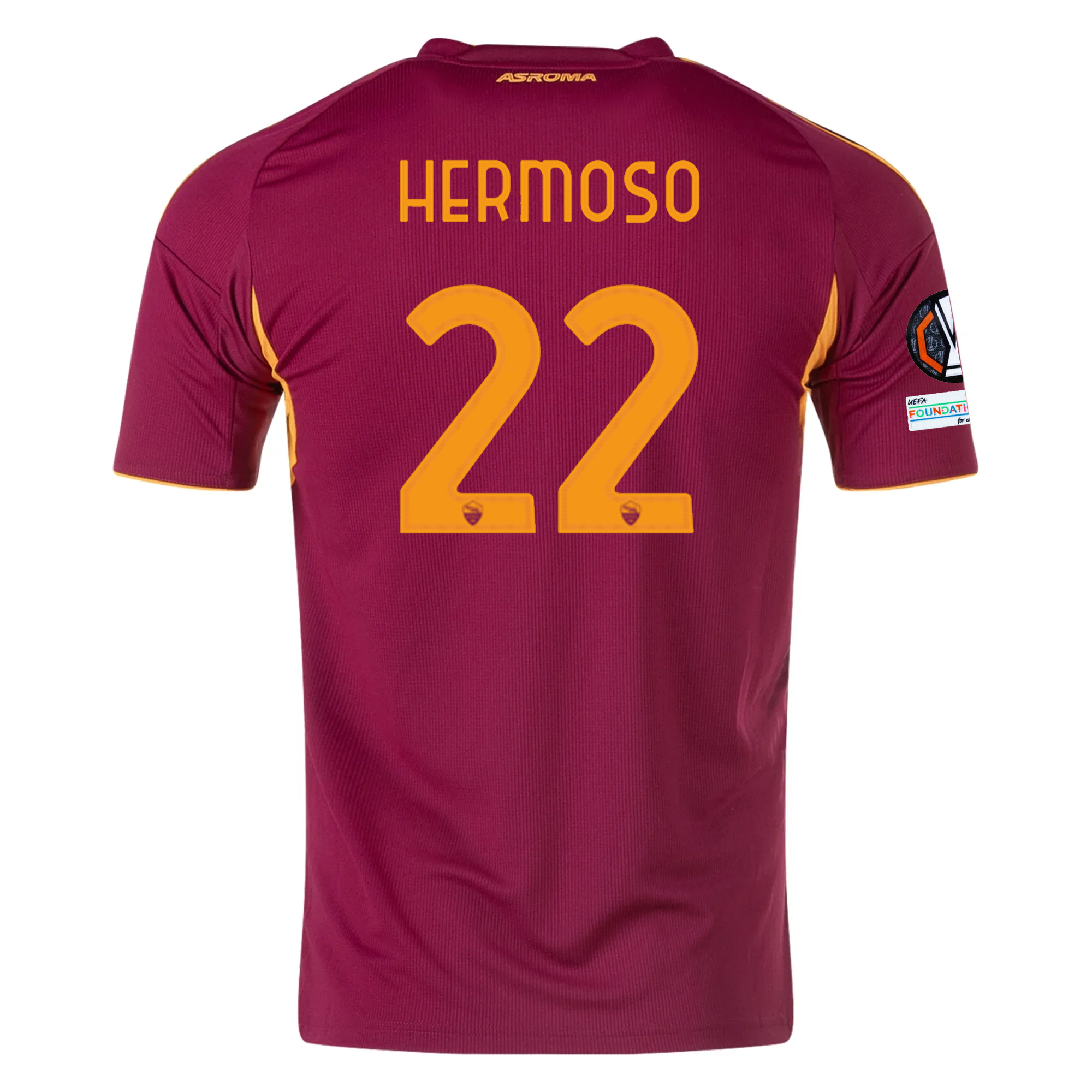 AS Roma Hermoso 2025-2026 UEL Home Jersey – Authentic Shirt