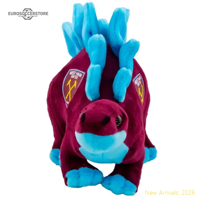 Official West Ham United Fc Plush Stegosaurus - Premium Quality Baby