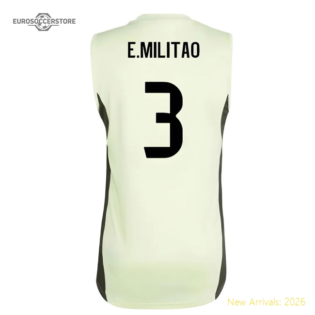 2025-2026 Real Madrid Training Jersey E.militao Advanced Textile