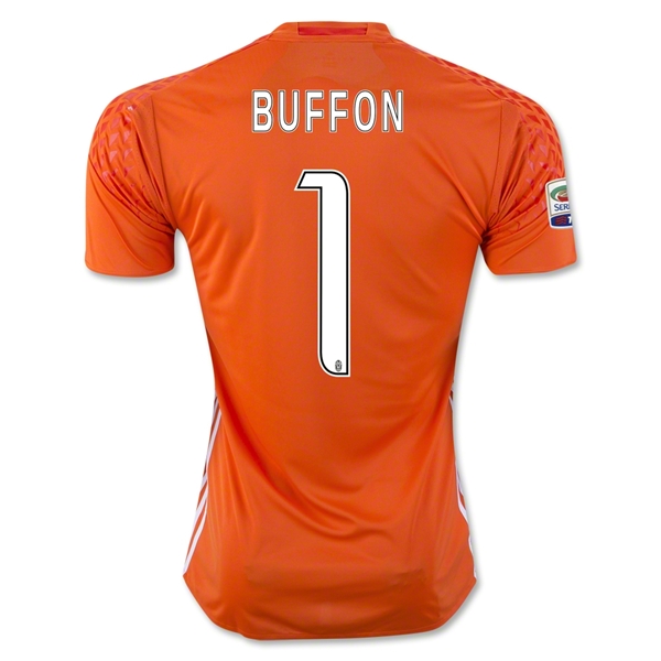 Juventus Goalkeeper 201617 BUFFON 1 Soccer Jersey shirt - Official