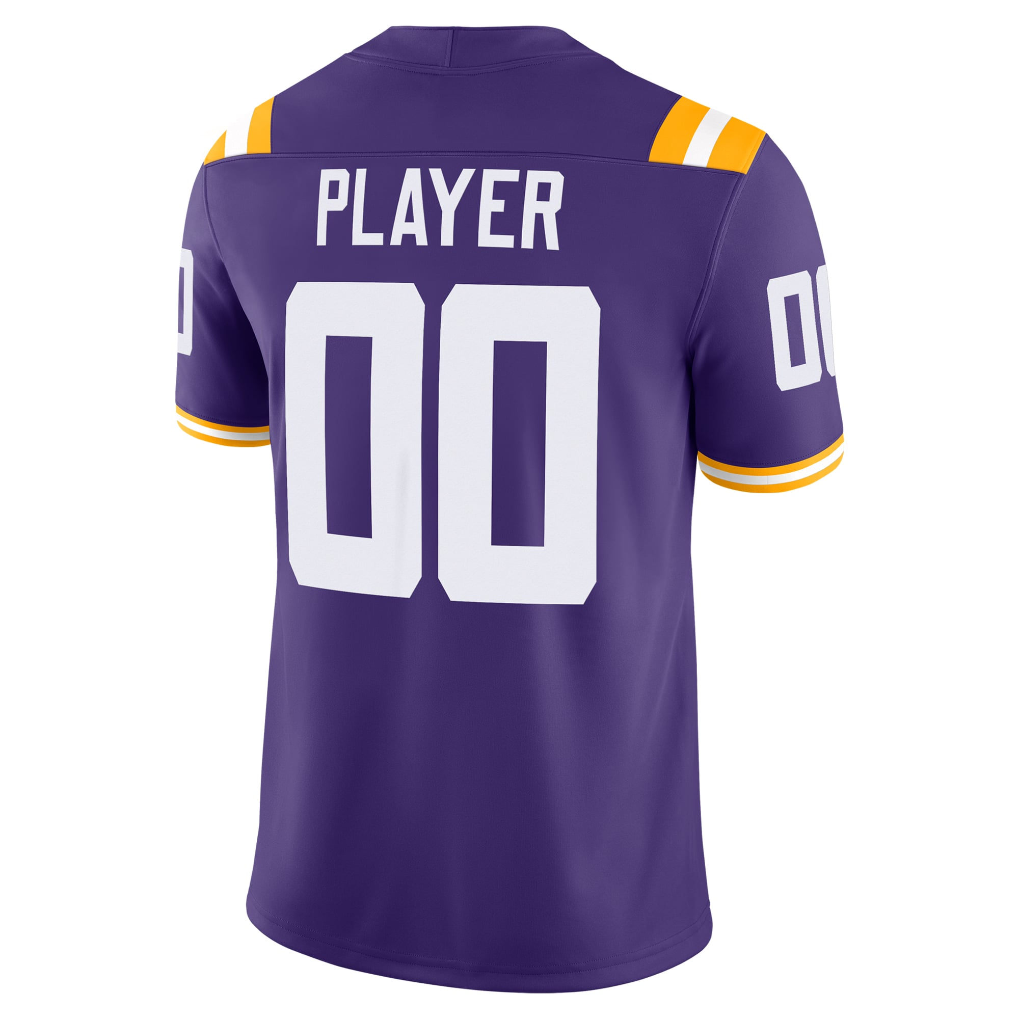 LSU Tigers Nike NIL Pick-A-Player Game Jersey - Purple