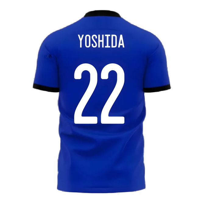 Fan-Favorite Japan Wave Concept Football Kit (Libero) (Yoshida 22)
