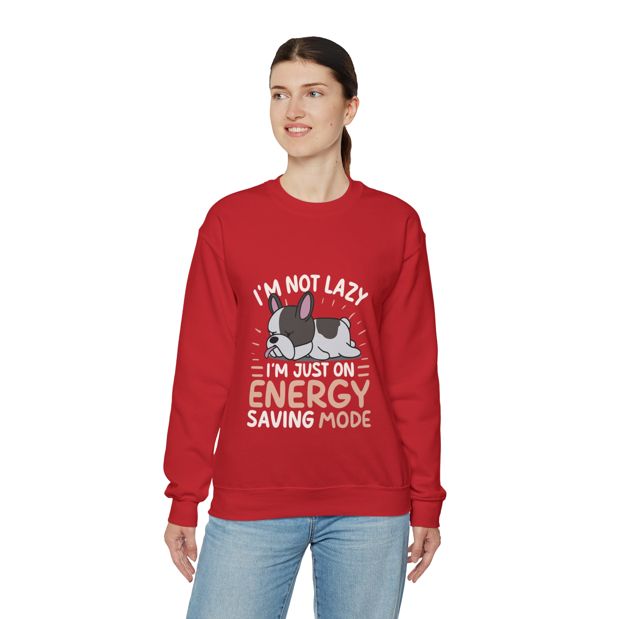 Energy Saving Mode - Everyday Unisex Sweatshirt For Dog Lovers