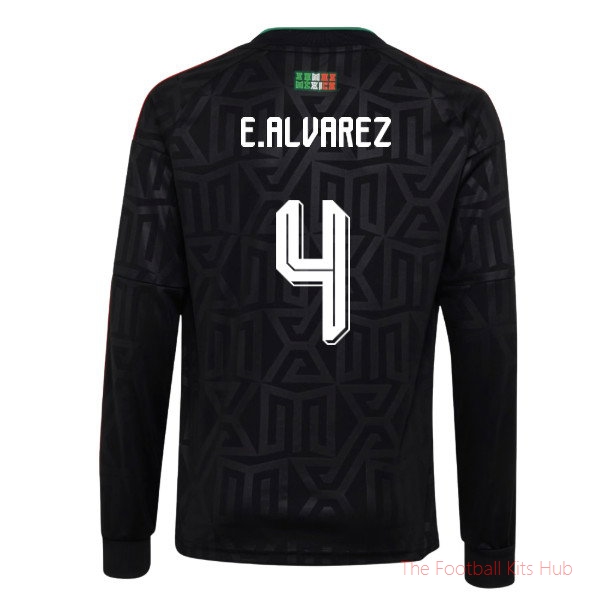 2026-2027 Mexico Third Long Sleeves Shirt (Kids) (E.Alvarez 4)