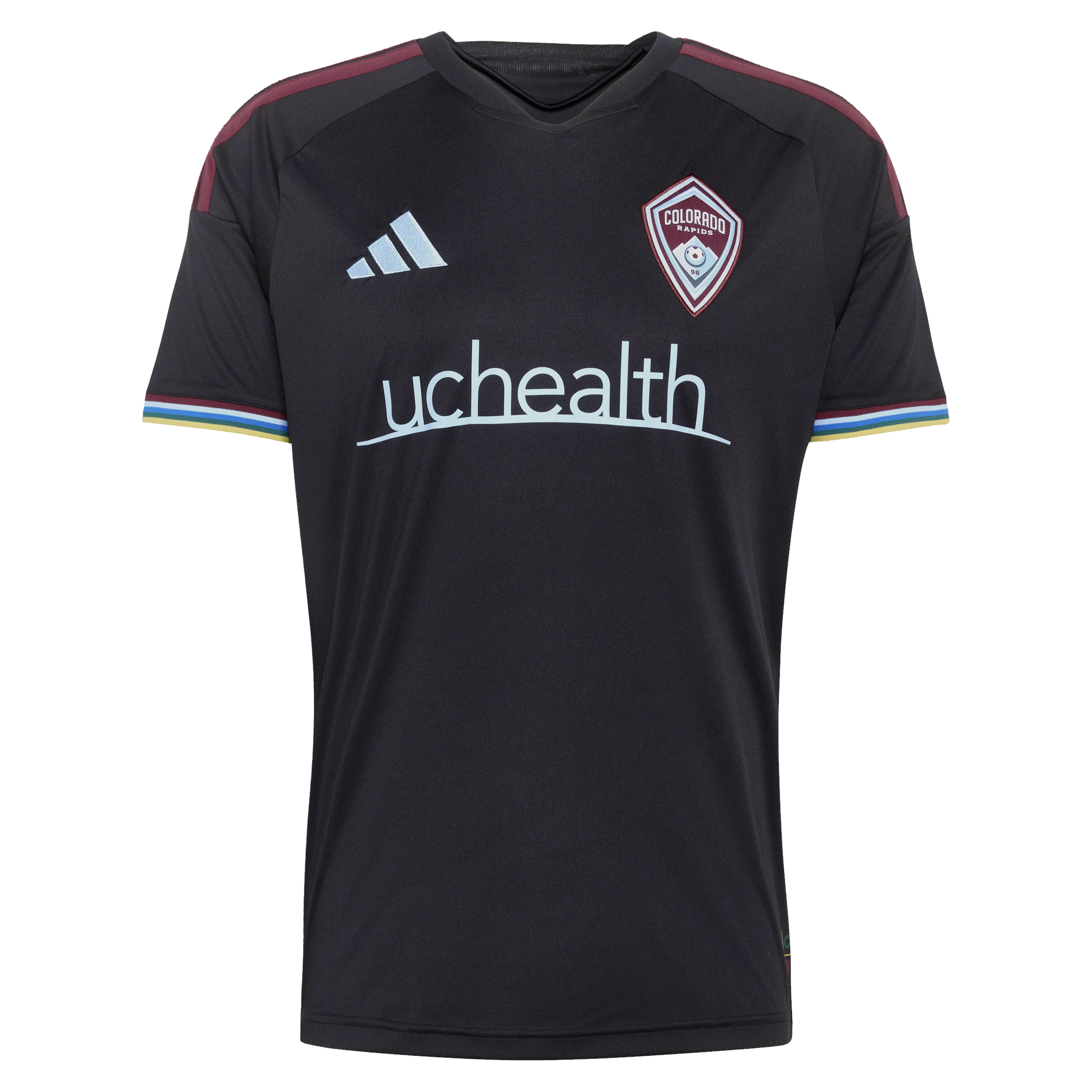 [SJH] Colorado Rapids 2026 Colorful Colorado Replica Jersey - Black