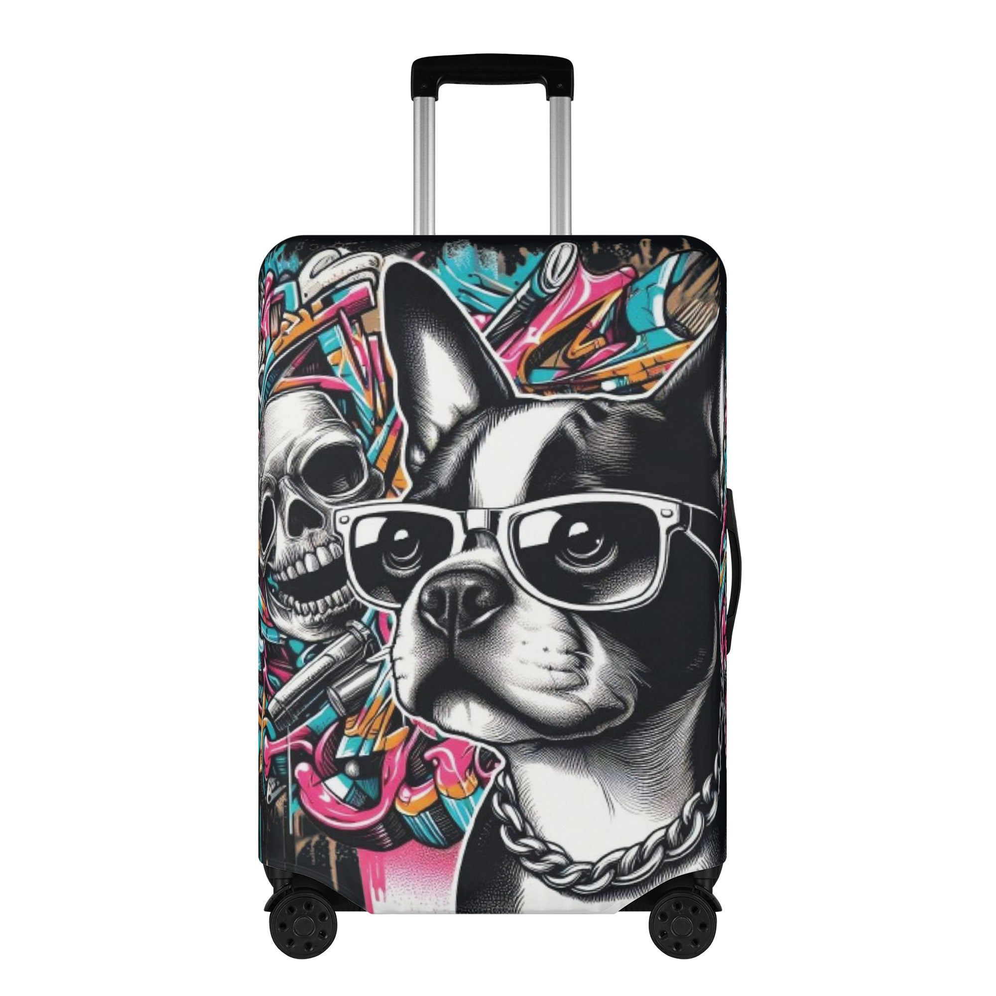 Luggage Cover For Boston Terrier Lovers Winter Wear | Breed-optimized