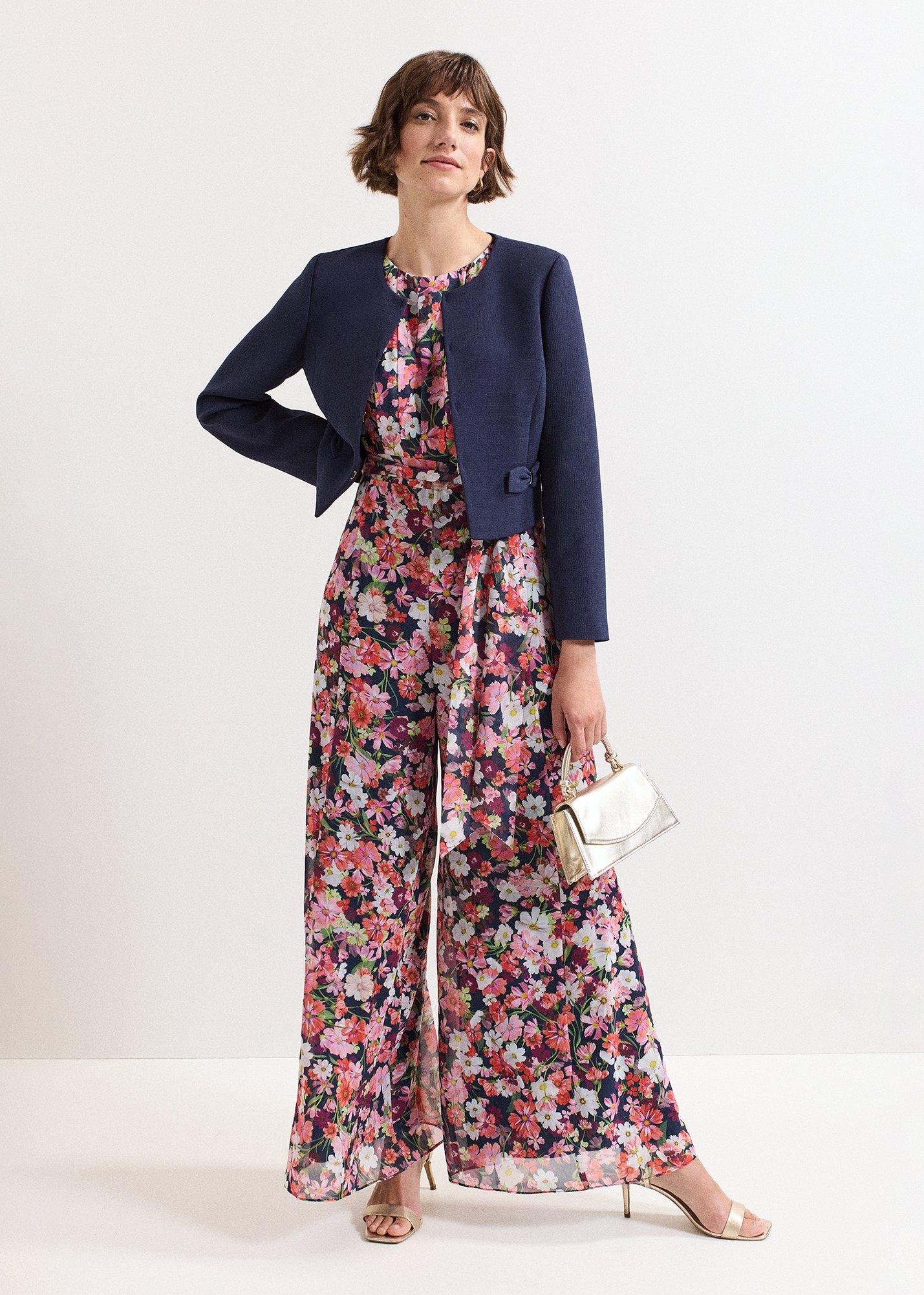 Pheebs Textured Bow Detail Jacket