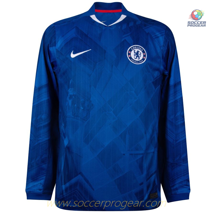 Chelsea Home Shirt 2025-26 Edition Long-Sleeve