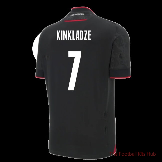 [DDG] 2025/26 Georgia Away Shirt (Kinkladze 7)