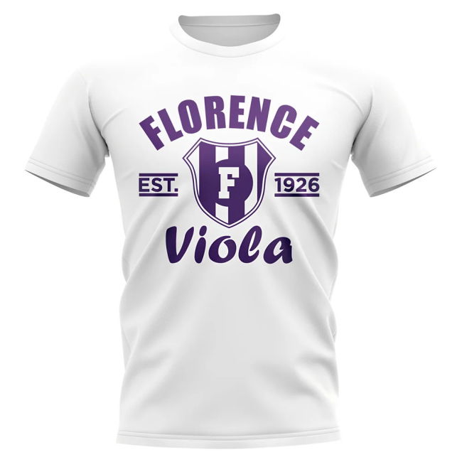 Authentic 2025-2026 Fiorentina T-shirt With Retro Design