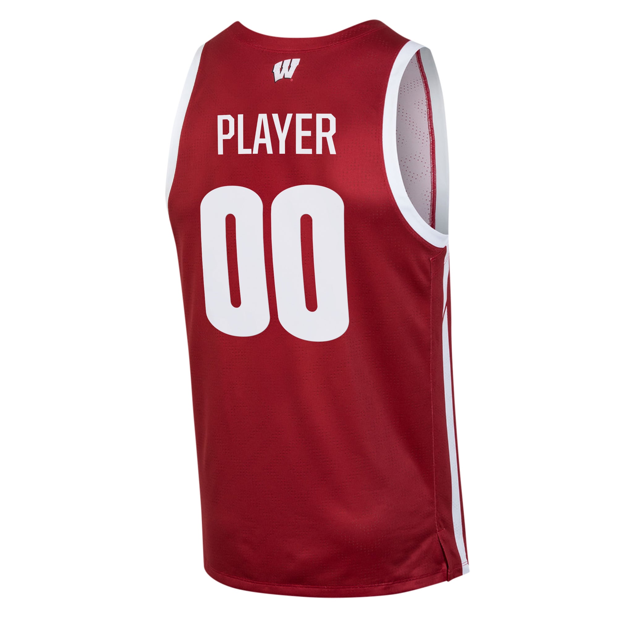 Wisconsin Badgers Under Armour Pick-A-Player NIL Men's Basketball Jersey - Red