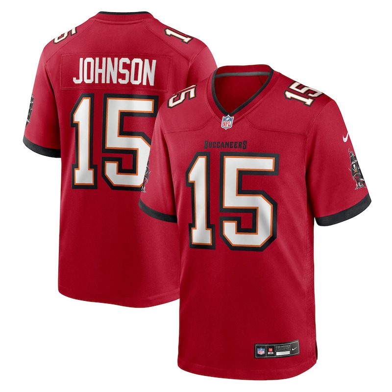 None Tez Johnson TB Buccaneers Energetic Game-Ready Jersey Football Ap