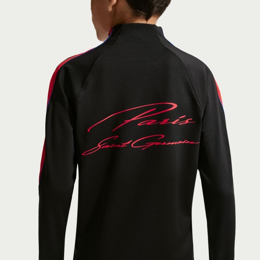 [EFKS] Paris Saint Germain Dri FIT Strike Drill Black/Global Training Kids Red Uniform