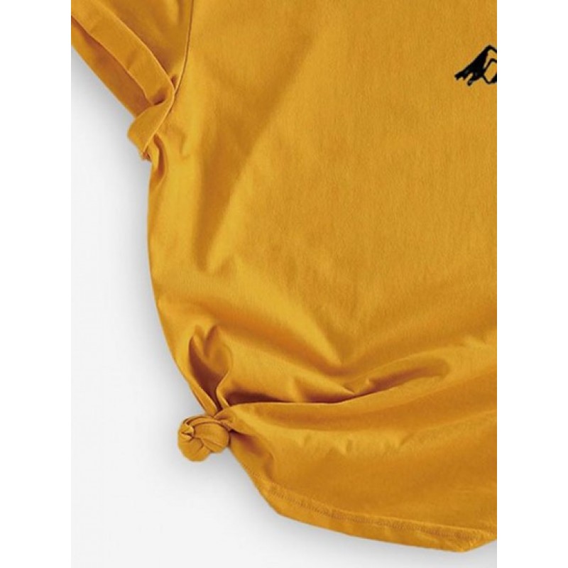 Basic Mountain Graphic T-shirt FZ8860