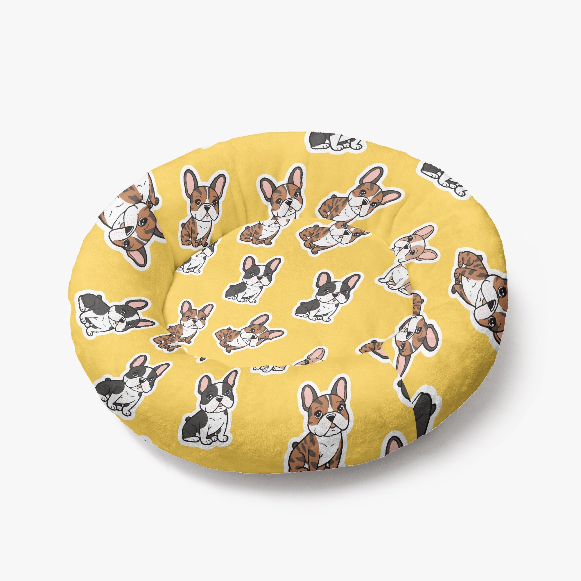 Frenchie Bed | Anti-anxiety French Bulldog Donut Bed Dog Supplies