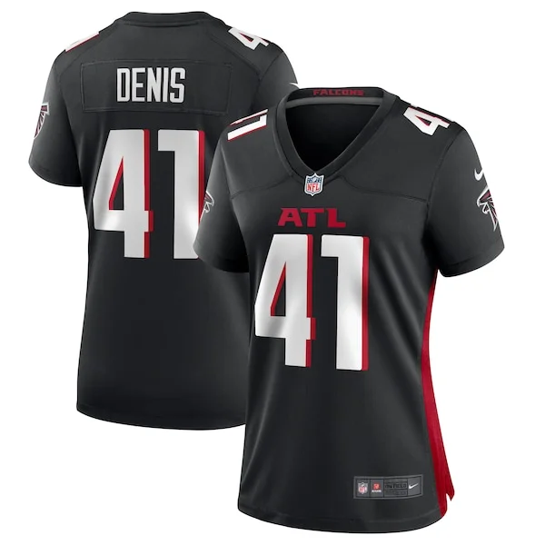 None Lukas Denis Game Jersey - Black | NFL Player Jersey | NFL Footbal