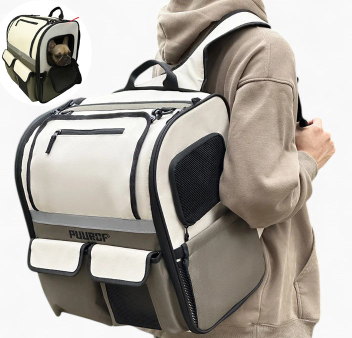 French Bulldog Frenbag French Bulldog Backpack Luggage – Hands Free Pup