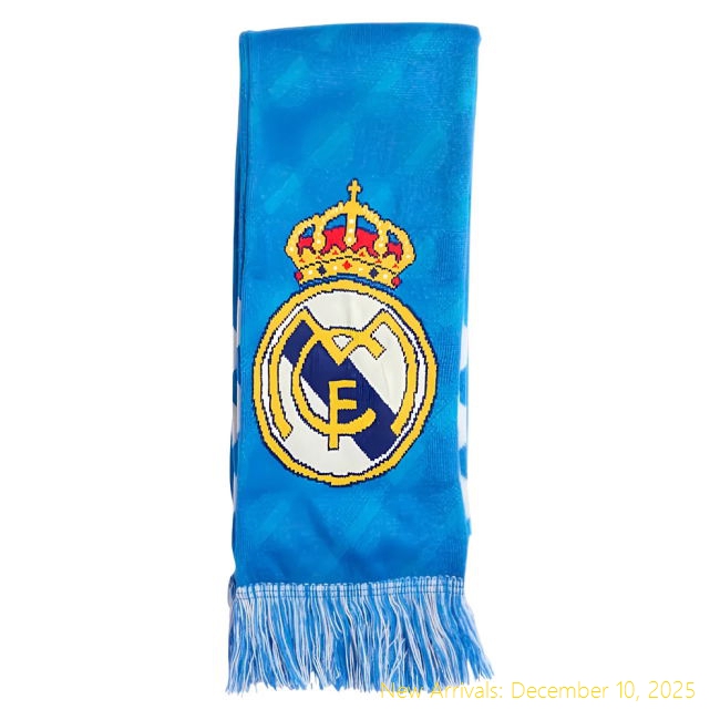 2025-2026 Real Madrid RM Premium Quality Third Scarf (Blue) -