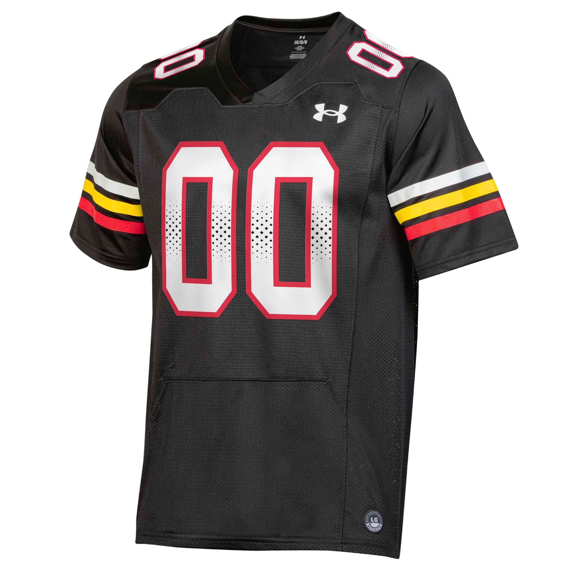 Maryland Terrapins Pick-A-Player NIL Replica Football Jersey - Black