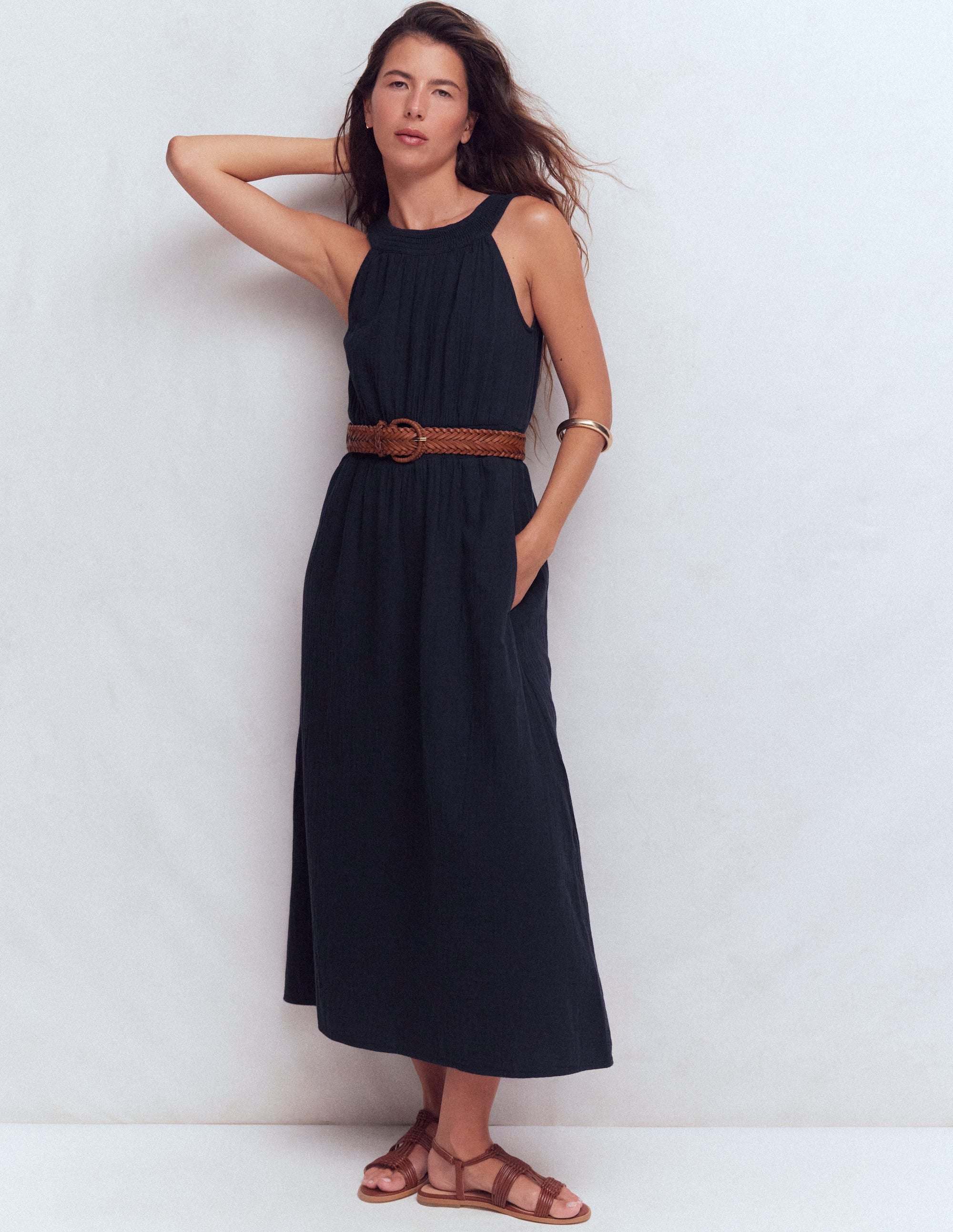 Daphne Double Cloth Dress
