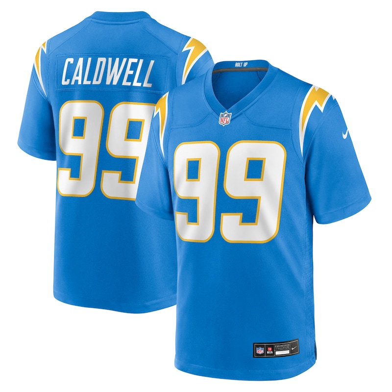 None Jamaree Caldwell Star Player LA Chargers Cost-Effective Jersey