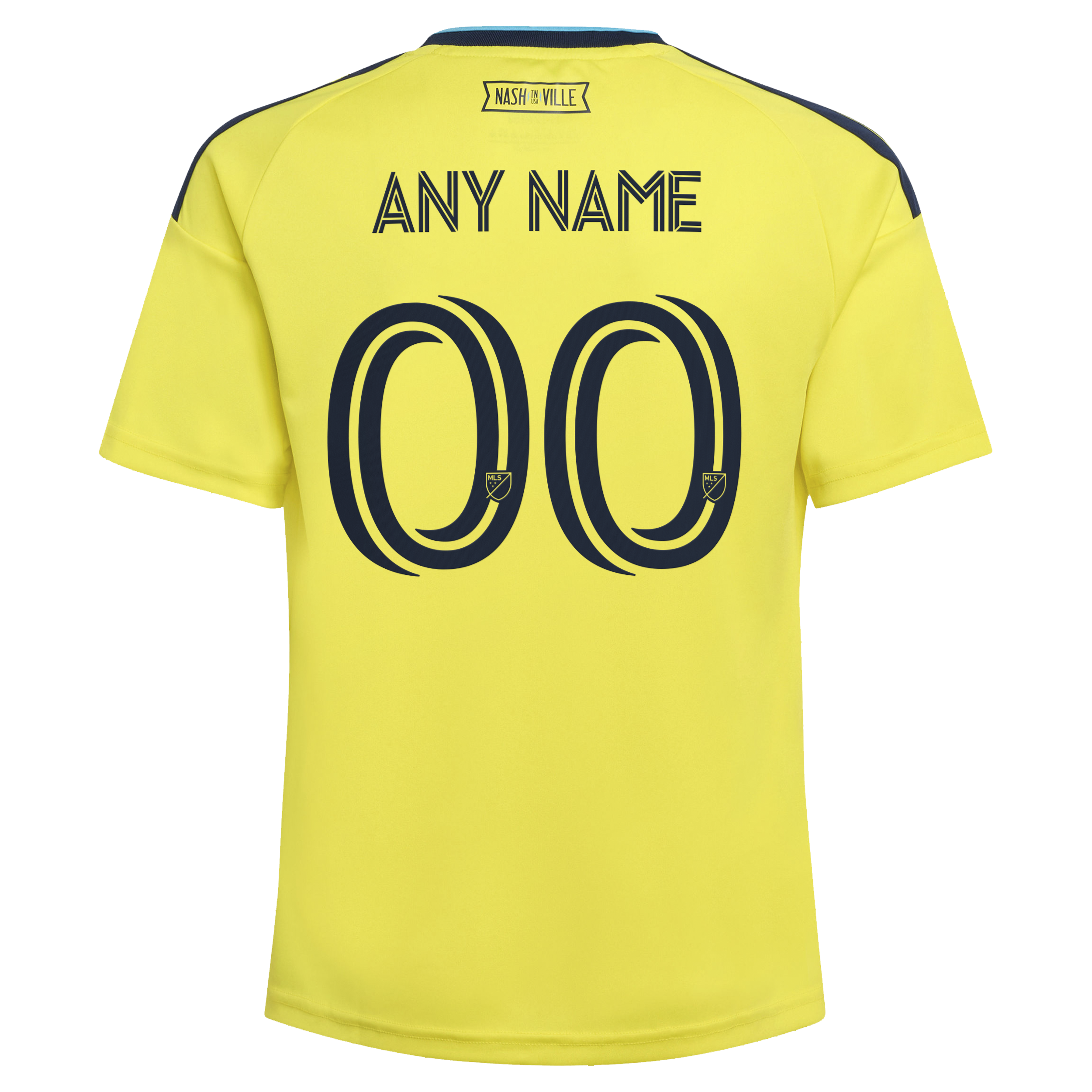 [SJH] Nashville SC Youth 2026 The Reverb Kit Replica Custom Jersey - Yellow