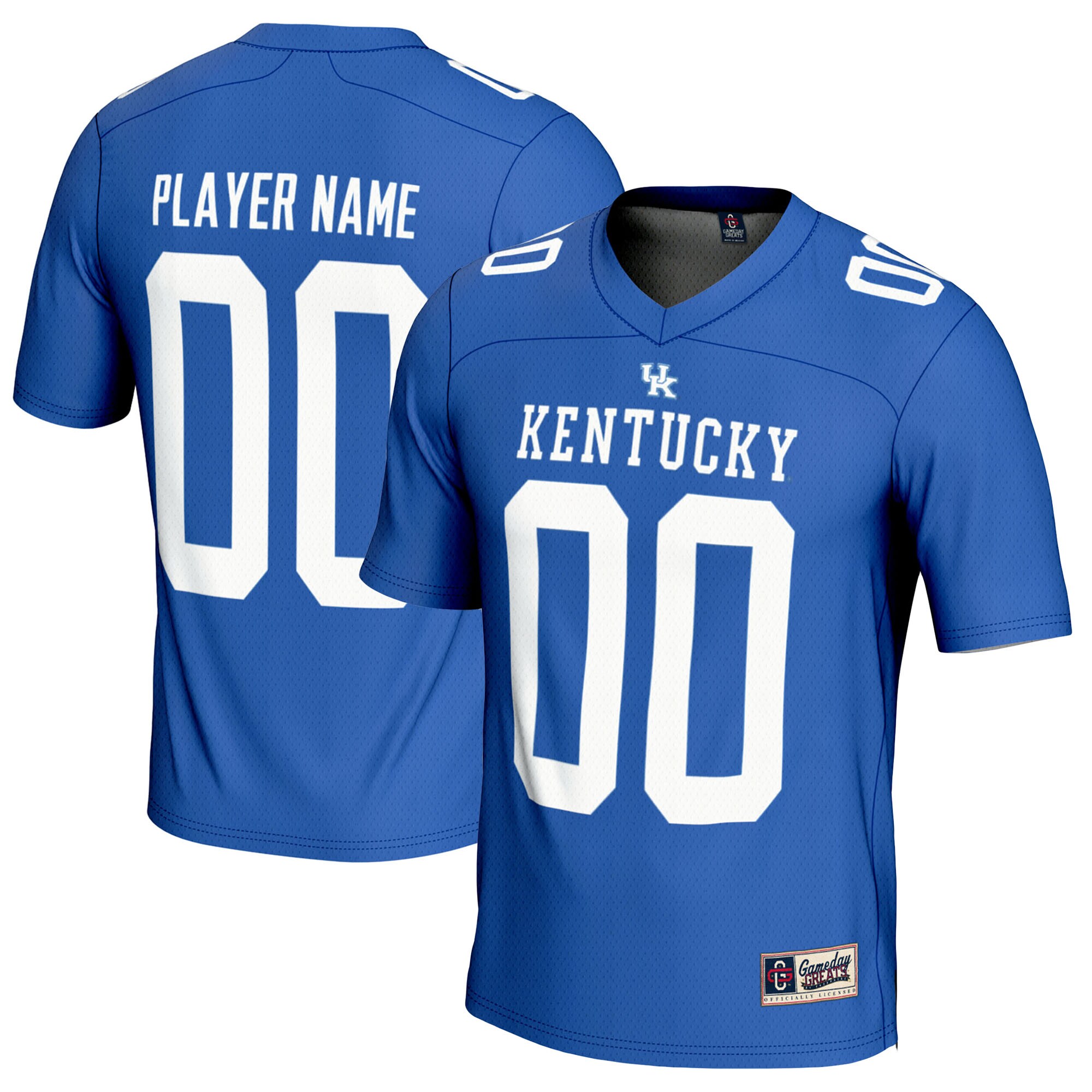 [DDG] Kentucky Wildcats GameDay Greats NIL Pick-A-Player Football Jersey - Royal