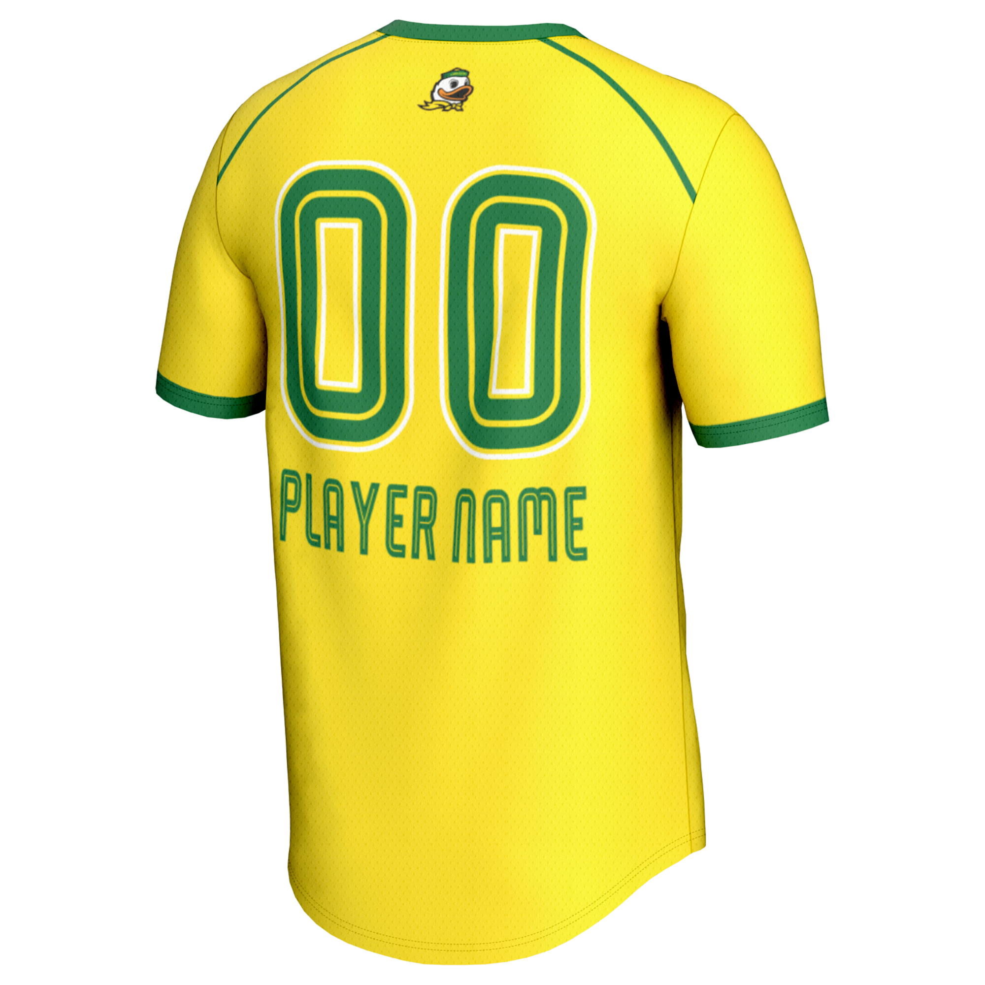 [NJP] Oregon Ducks GameDay Greats Unisex Women's Lacrosse NIL Lightweight Jersey - Yellow