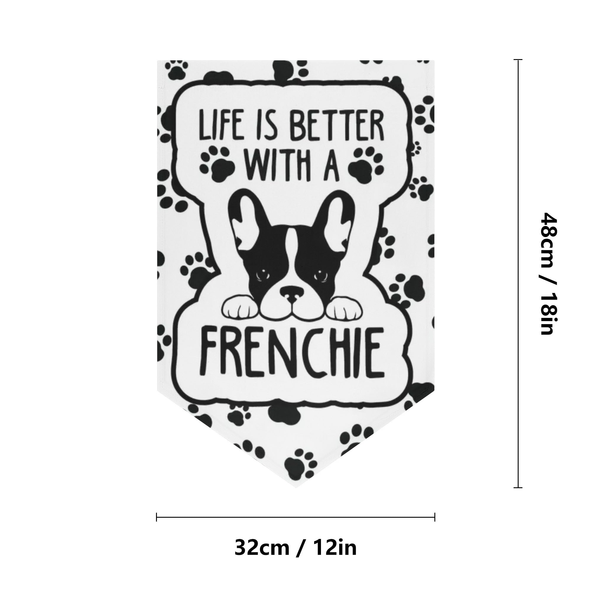 French Bulldog Loki Garden Flag Banner Essential Dog Supply