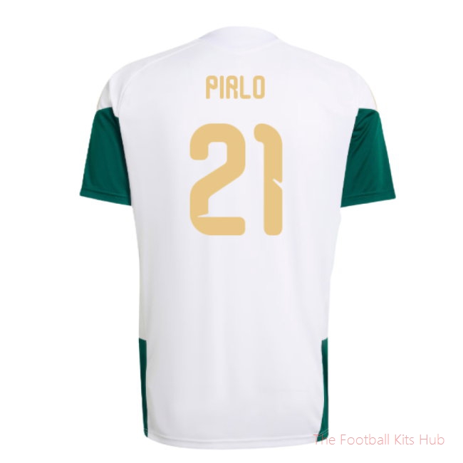 2026-2027 Italy Training Jersey (White) (Pirlo 21)
