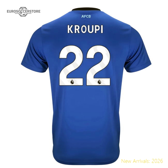 First-class 2025-2026 Bournemouth Away Shirt (kroupi 22)