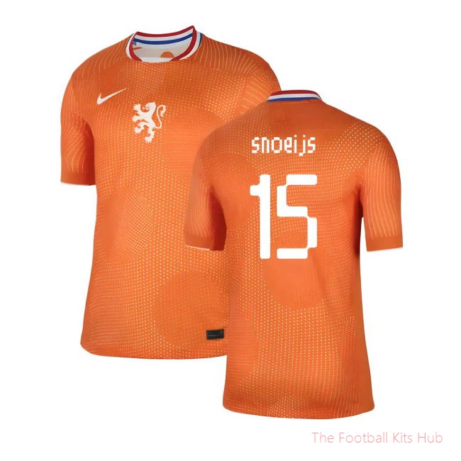 2025-2026 Netherlands Womens Team Home Shirt (Unisex) (Snoeijs 15)