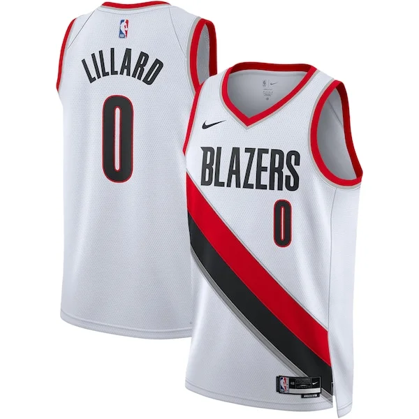 Damian Lillard POR Swingman Jersey - authentic fashionable - White