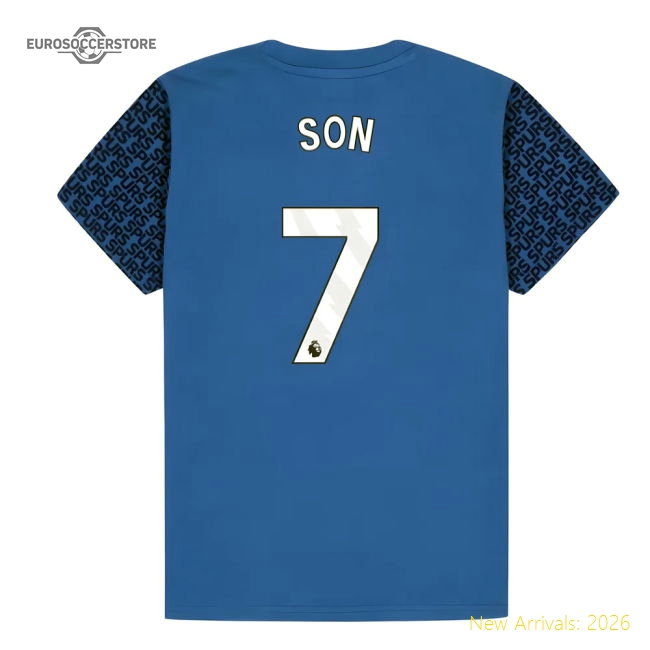 Tottenham Hotspur Graphic T-Shirt (Blue) Youth (Son 7) For Premier