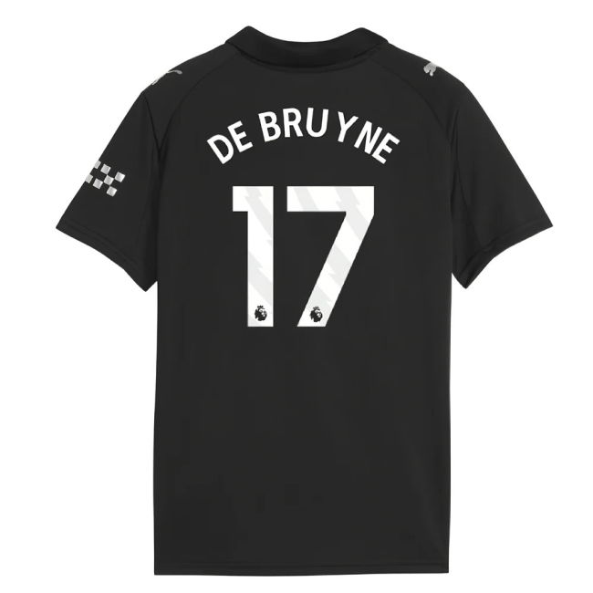 vintage 2025-2026 Man City Away Mini Kit (De Bruyne 17)