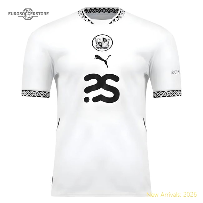 Port Vale Home Kit 2024-2025 Game Replica Jersey Stadium Approved