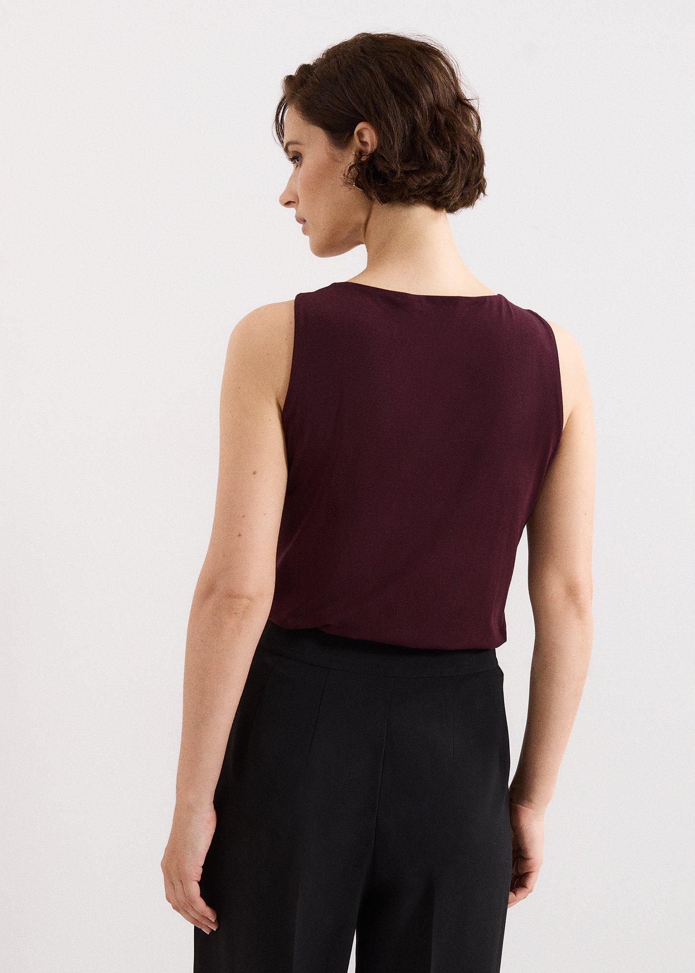 Samie Metal Detail Sleeveless Top