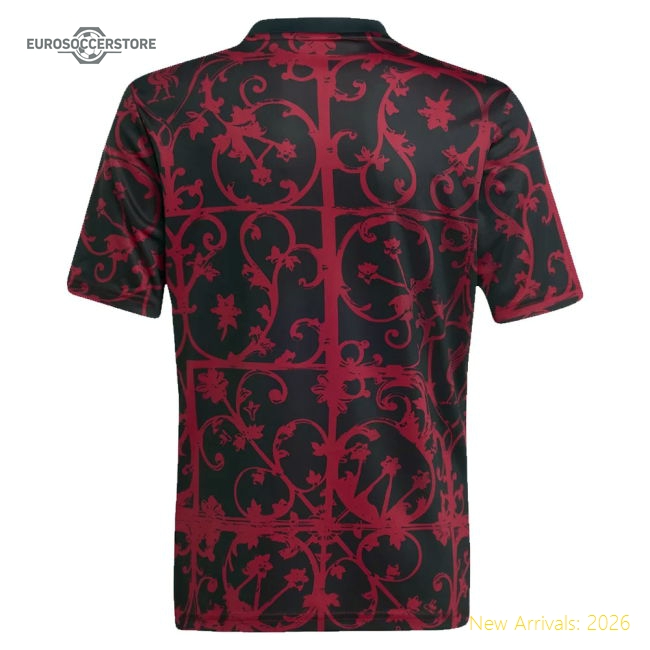 2025-2026 Liverpool Pre-Match Shirt (Black) - Kids