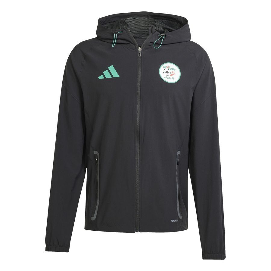 [LK] Algeria Jacket Tiro Competition Travel Vis Tech 25 Black Kit