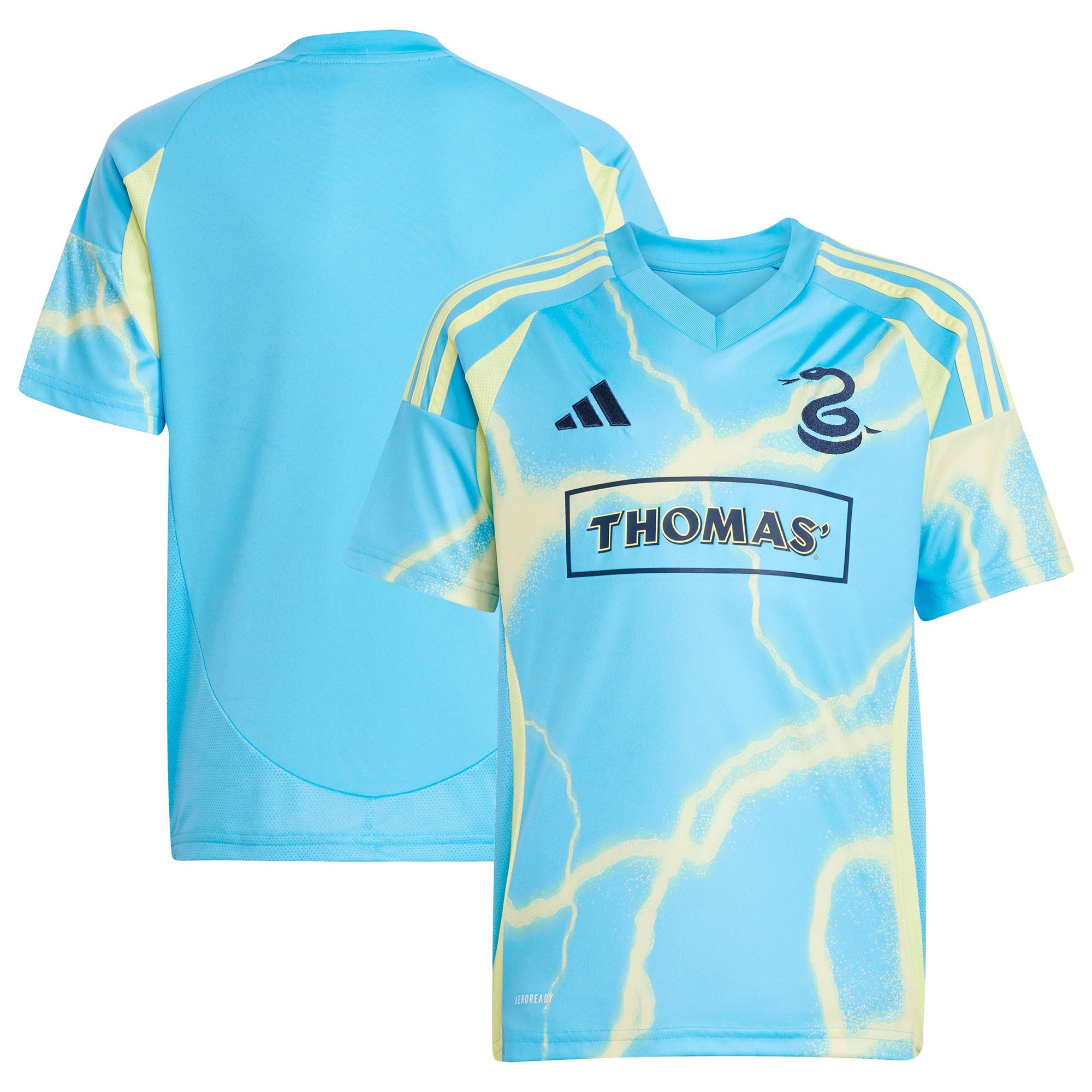 [SJH] Philadelphia Union Youth 2025 The Voltage Kit Replica Jersey - Blue