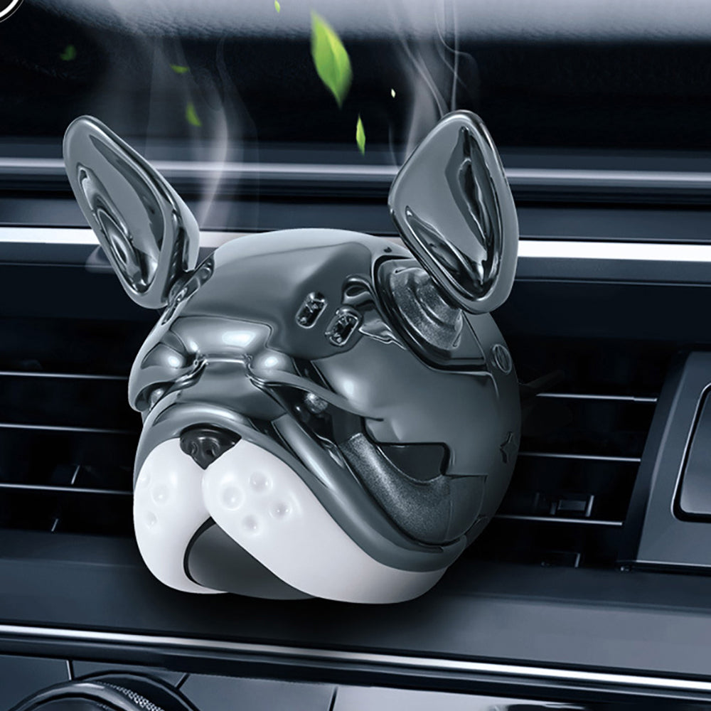 Street-Ready Cozy French Bulldog Shaped Car Air Freshener for Dog Owners