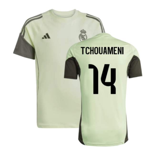 2025-2026 Real Training Premium Jersey Tchouameni Adidas Climacool