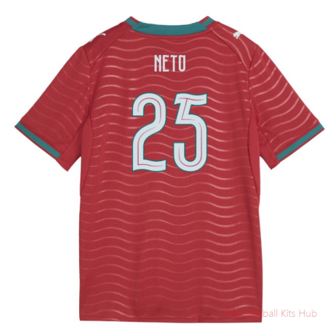 2026-2027 Portugal Home Shirt (Kids) (Neto 25)