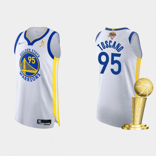 Nike Warriors White State Warriors #95 Jersey - Game Day Wear