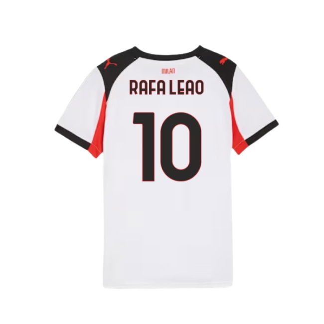 2025-2026 AC Milan Away Shirt (Kids) (Rafa Leao 10)