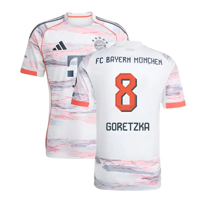 2025-2026 Bayern Munich (bayern) Away - Goretzka 8 #midfield Dynamo