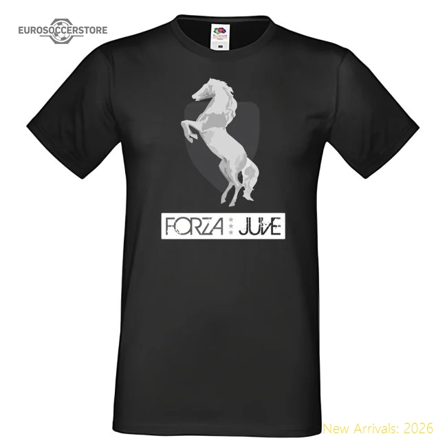 Top-grade Forza Black And Whites Fan T-shirt (black) - Del Piero 10