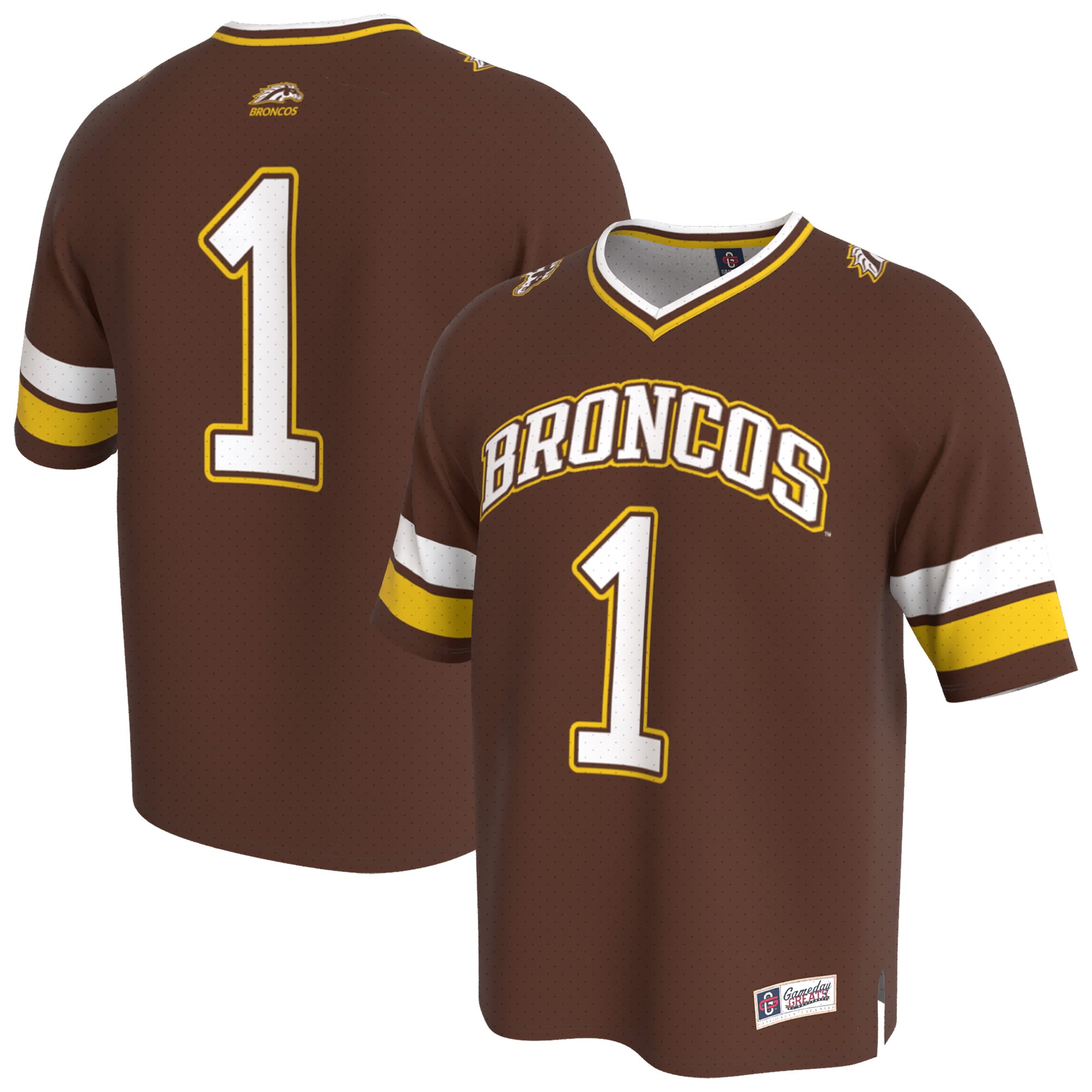 Youth Brown Western Michigan Broncos Lightweight Collegiate Football Fashion Jersey
